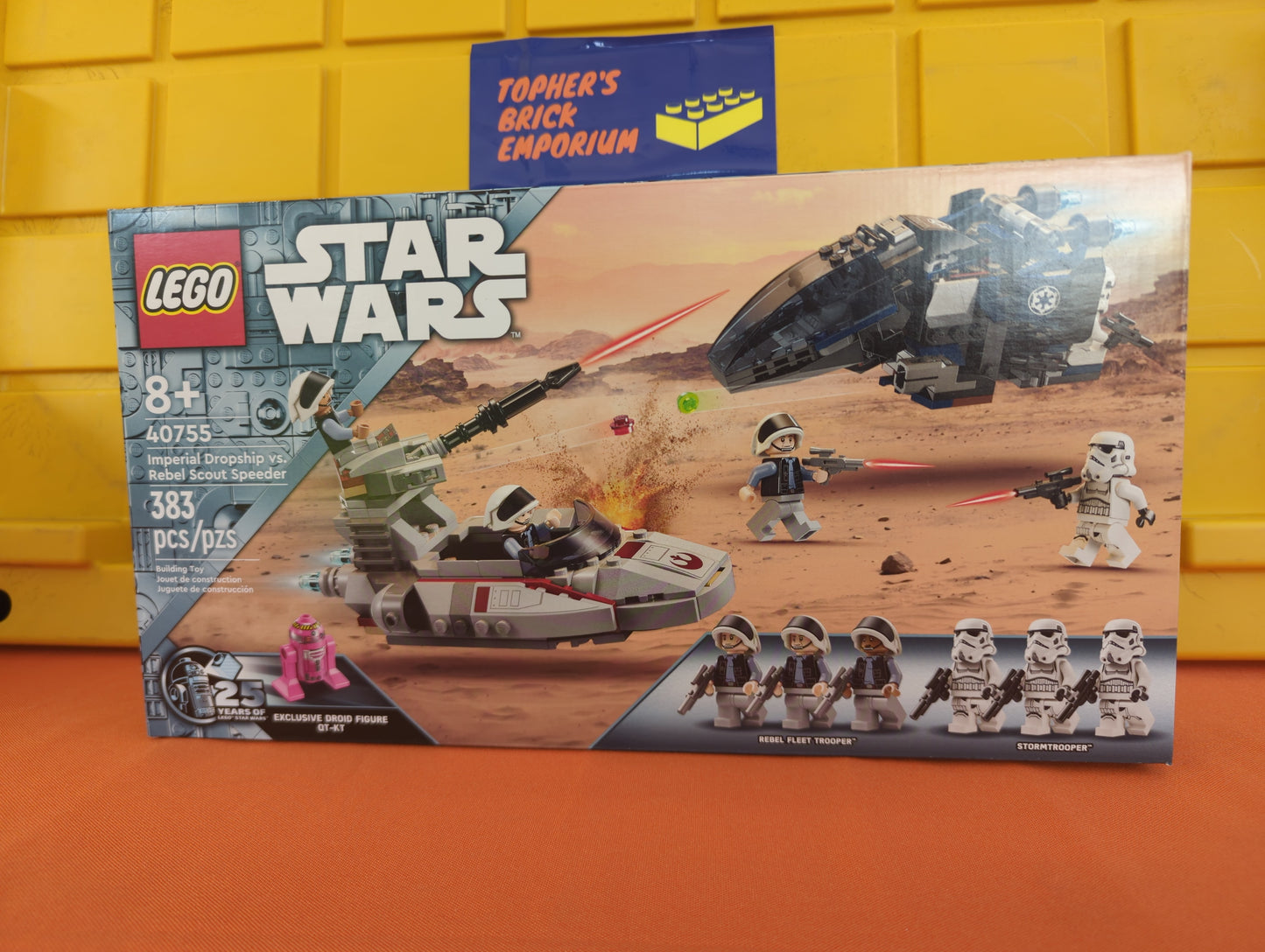 40755 Imperial Dropship vs. Rebel Scout Speeder