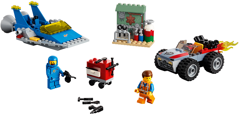 70821 USED Emmet and Benny's 'Build and Fix' Workshop!