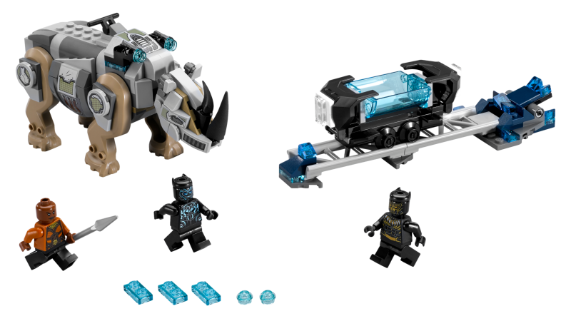 76099 USED Rhino Face-Off by the Mine ***Cracked Torsos - See Description***