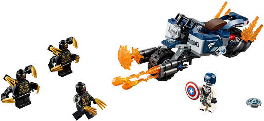 76123 USED Captain America: Outriders Attack