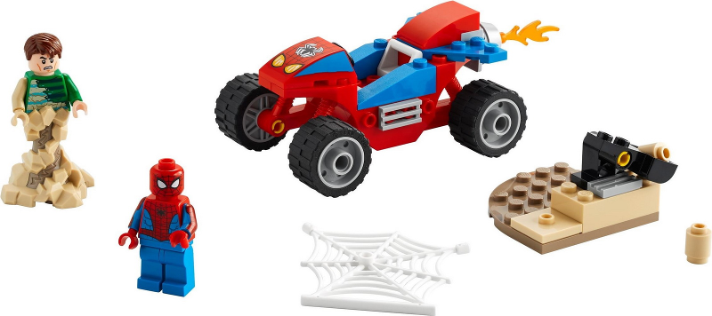 76172 USED Spider-Man and Sandman Showdown