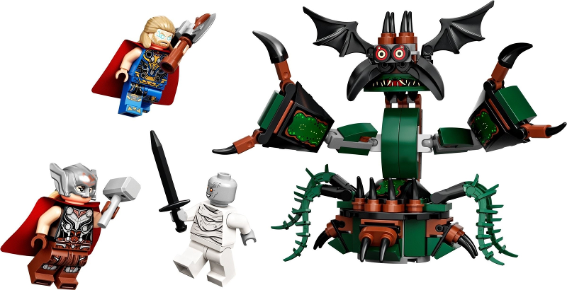76207 USED Attack on New Asgard