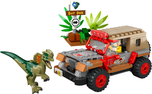 76958 USED Dilophosaurus Ambush