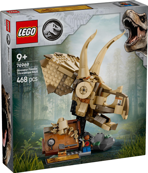 76969 Dinosaur Fossils: Triceratops Skull