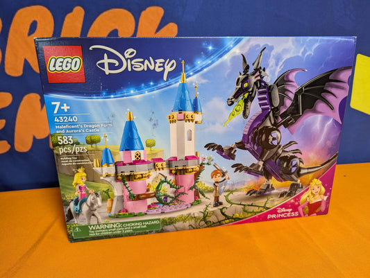 43240 Maleficent's Dragon Form and Aurora's Castle