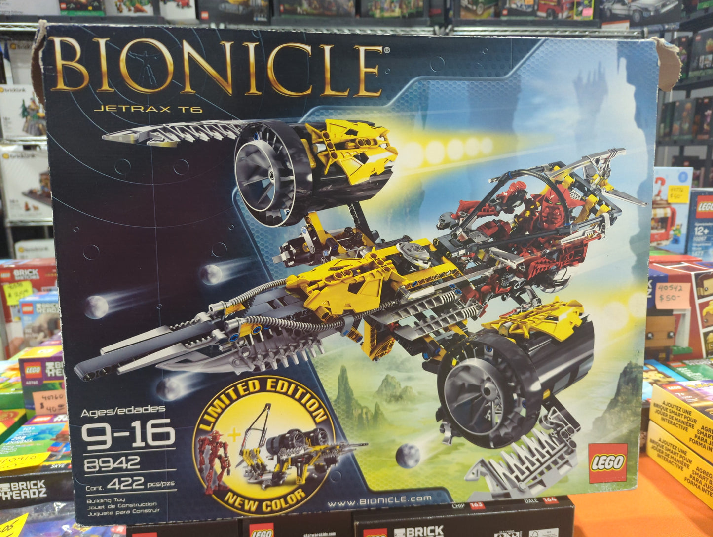 8942 Bionicle Jetrax T6 limited edition (USED)